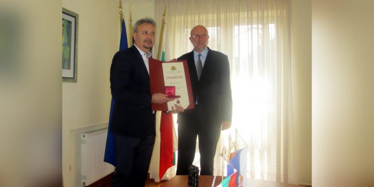 Direktor „Nišvila“ prvi Srbin koji je dobio prestižnu bugarsku nagradu “Zlatni vek”