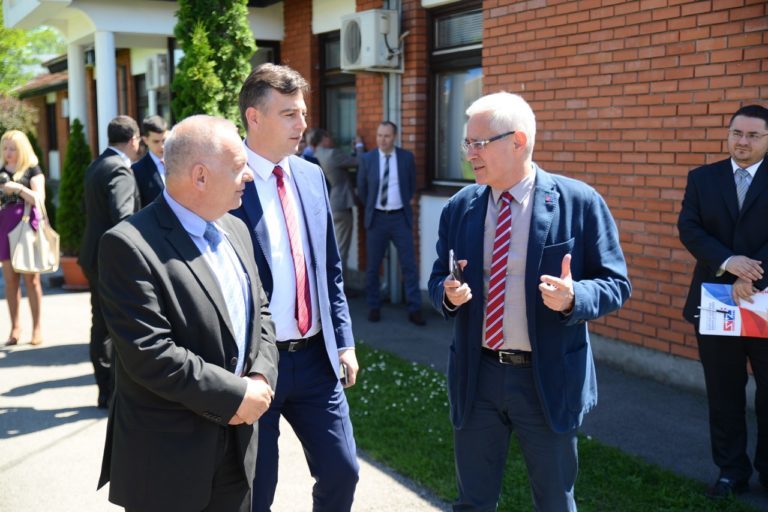 Посланикът на Р България Радко Влайков на посещение в Пирот