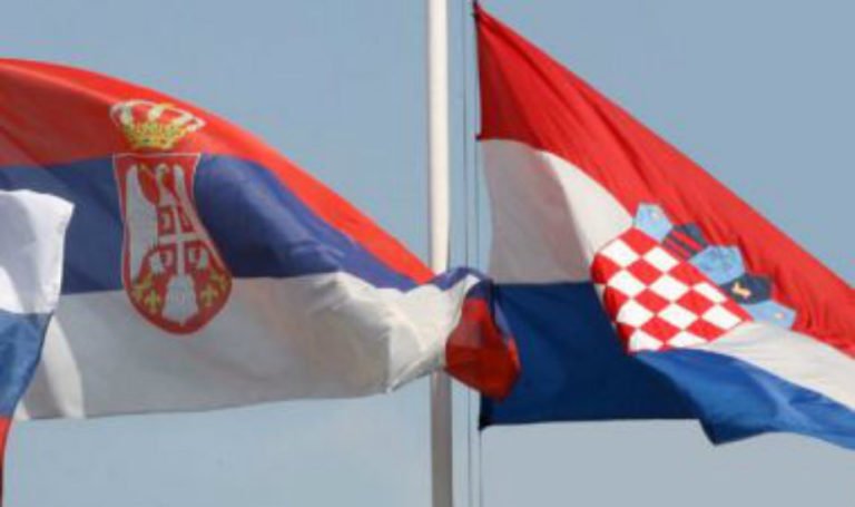 srpska i hrvatska zastava