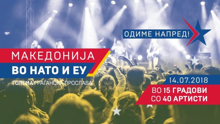 Македония след поканата от НАТО и получаването на дата за преговори с ЕС – празненства и протести