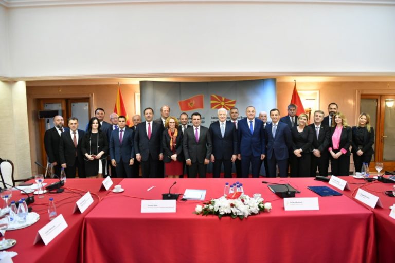 Правителствата на Северна Македония и Черна гора проведоха съвместно заседание в Подгорица