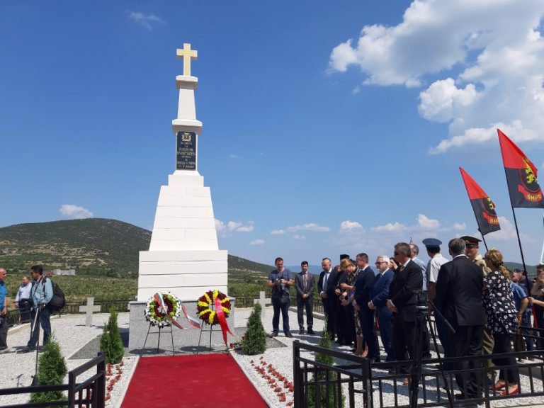В Северна Македония тържествено бе открит възстановения паметник на полковника от Българската армия – Константин Каварналиев