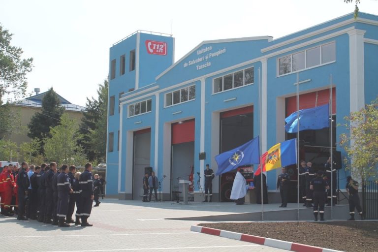 Тържественото откриване на отдела на Главния инспекторат по извънредни ситуации се състоя в молдовския град Тараклия