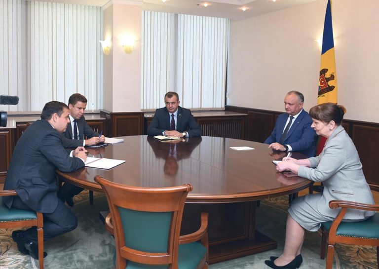 Игор Додон обсъди с Мисията на МВФ процеса на планиране на бюджета в Молдова към 2020 г.