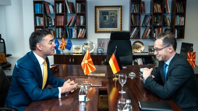 Германският външен министър беше на посещение в Северна Македония