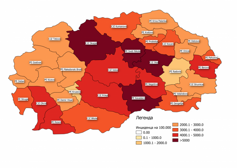 Ситуaцията с коронавируса в Северна Македония остава стабилна