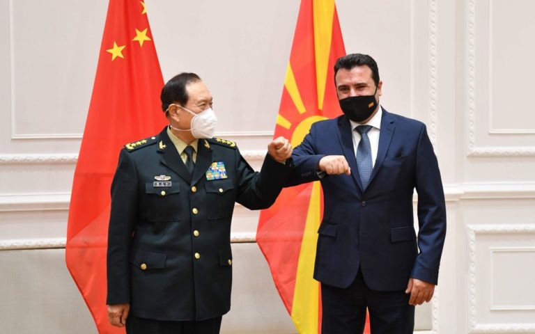Министърът на отбраната на Китай беше на посещение в Северна Македония