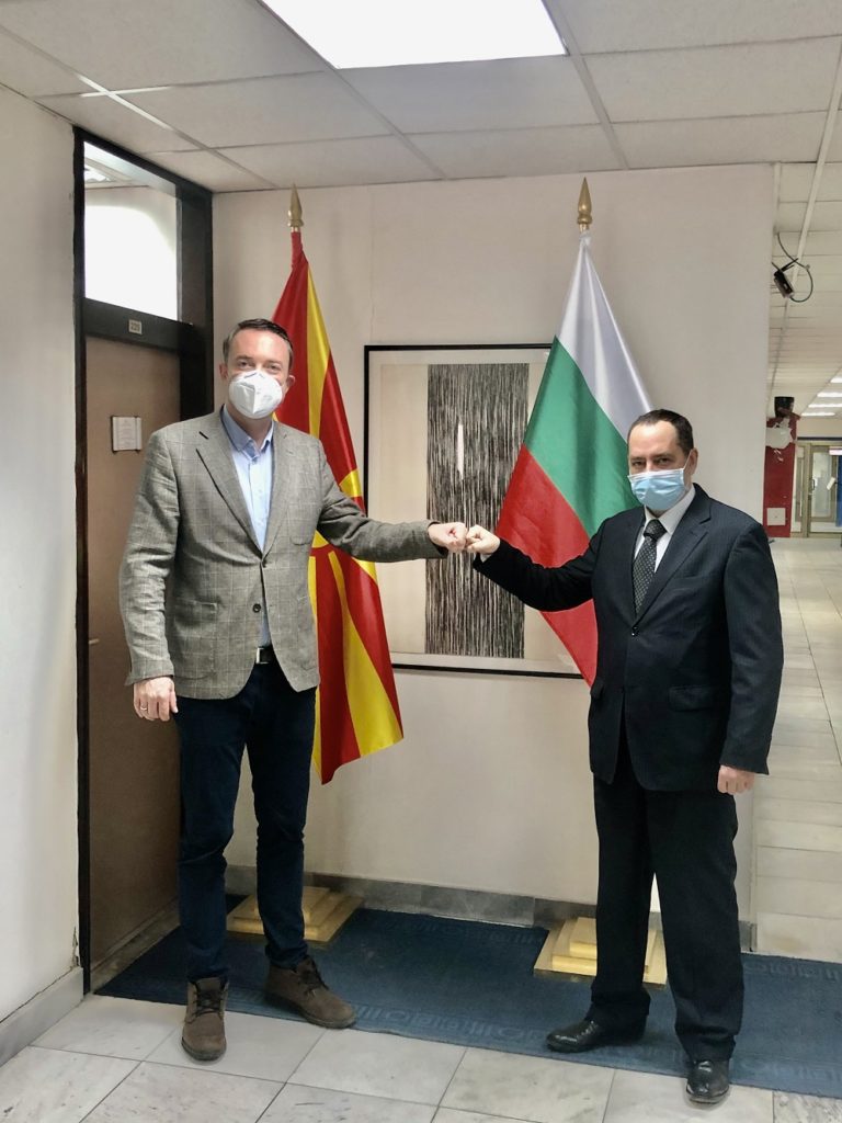 Българският посланик в Скопие проведе срещи с политици от Северна Македония