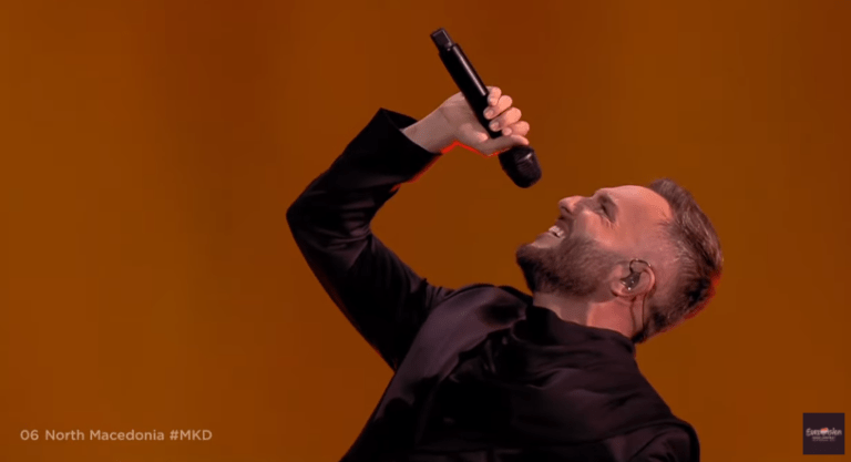 Представителят на Северна Македония, Васил Гарванлиев не успя да се класира за финала на Евровизия 2021