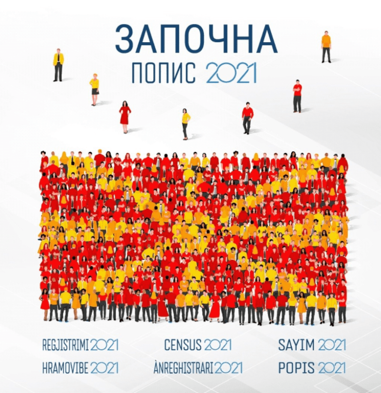 Продължава преброяването на населението в Северна Македония