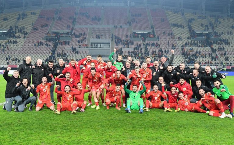 Нов исторически успех за футболният отбор на Северна Македония – ще участва в плейофите за класиране на Мондиал 2022