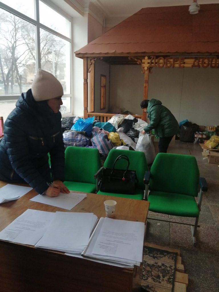 В Болград  е открит пункт за приемане на хуманитарна помощ