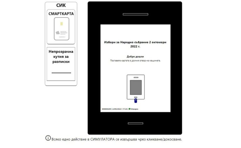 Симулатор на сайта на ЦИК показва как да гласуваме чрез машина