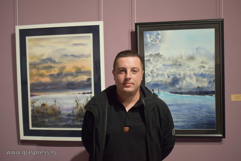 Босилеградският художник Любиша Пенев участва в Коледната изложба в Кюстендил