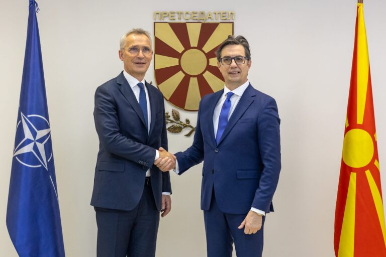 Генералният секретар на НАТО е на двудневно посещение в Северна Македония