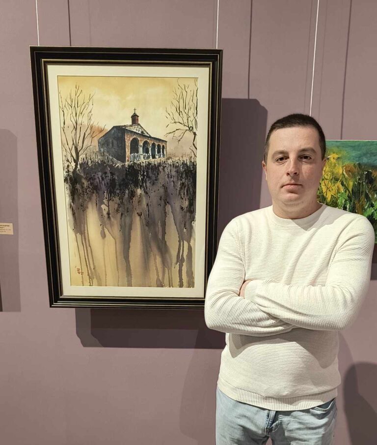 Босилеградски художник с участие в Коледната изложба в кюстендилската галерия „Владимир Димитров-Майстора“