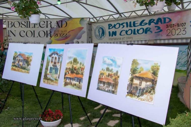 Участниците в пленера „Босилеград в цветове“ споделиха своите впечатления