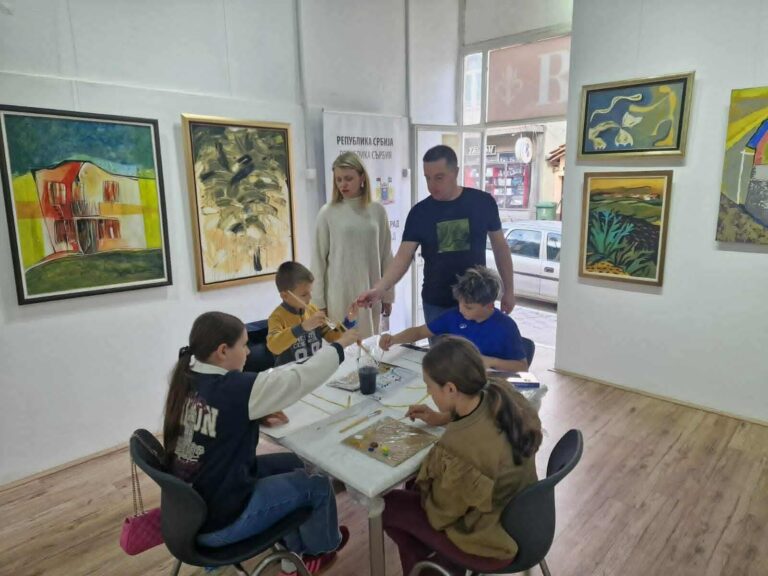 В художествената галерия в Босилеград беше организирана работилница по повод Международния ден на музеите